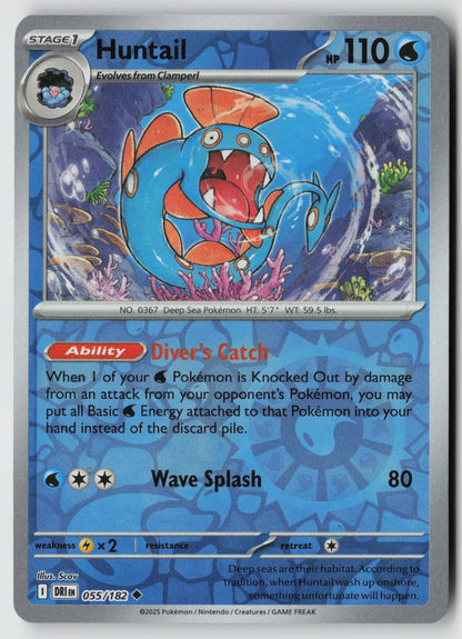 Huntail 055/182 SV10: Destined Rivals Uncommon Reverse Holo NM Ayako Ozaki