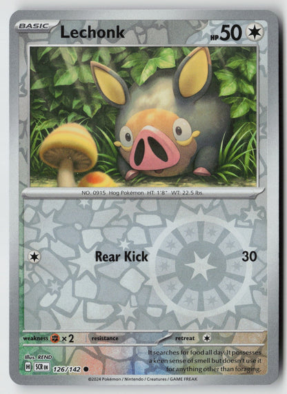 Lechonk 126/142 SV07: Stellar Crown Common Reverse Holo NM REND