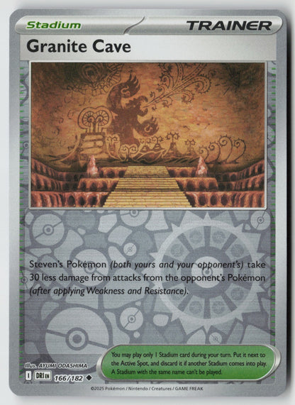 Granite Cave 166/182 SV10: Destined Rivals Uncommon Reverse Holo NM