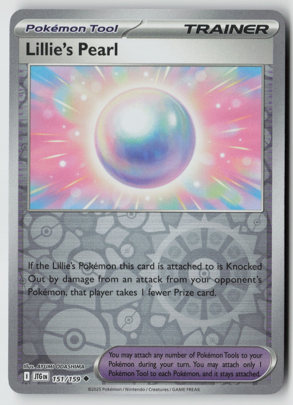 Lillie's Pearl 151/159 SV09: Journey Together Uncommon Reverse Holo NM