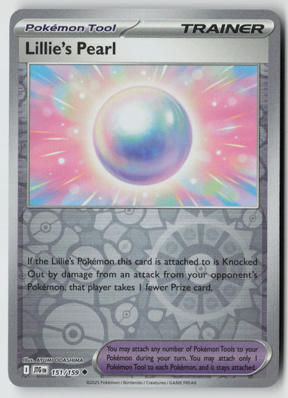 Lillie's Pearl 151/159 SV09: Journey Together Uncommon Reverse Holo NM