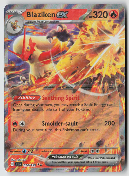 Blaziken ex 024/159 SV09: Journey Together Double Rare Holo NM takuyoa
