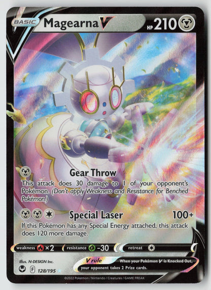 Magearna V 128/195 SWSH12: Silver Tempest Ultra Rare Holo NM N-DESIGN Inc