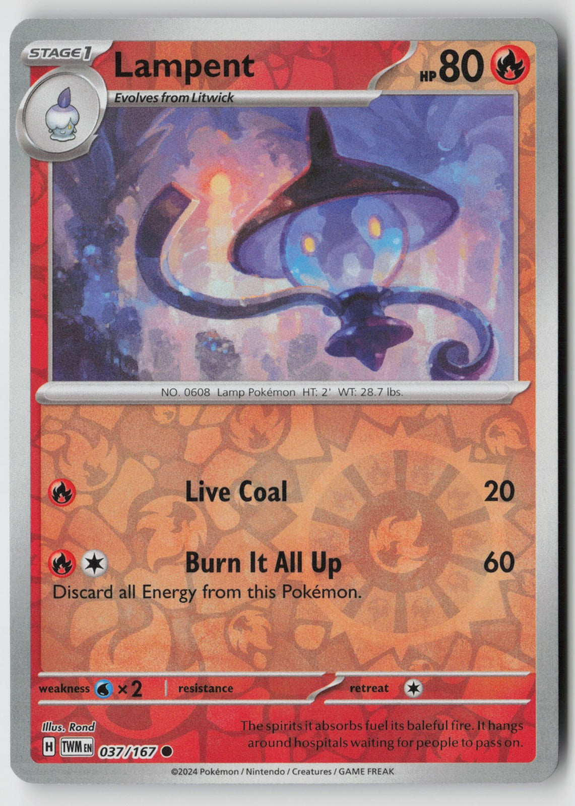 Lampent 037/167 SV06: Twilight Masquerade Common NM Rond