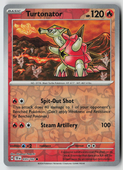 Turtonator 035/162 SV05: Temporal Forces Common Reverse Holo NM