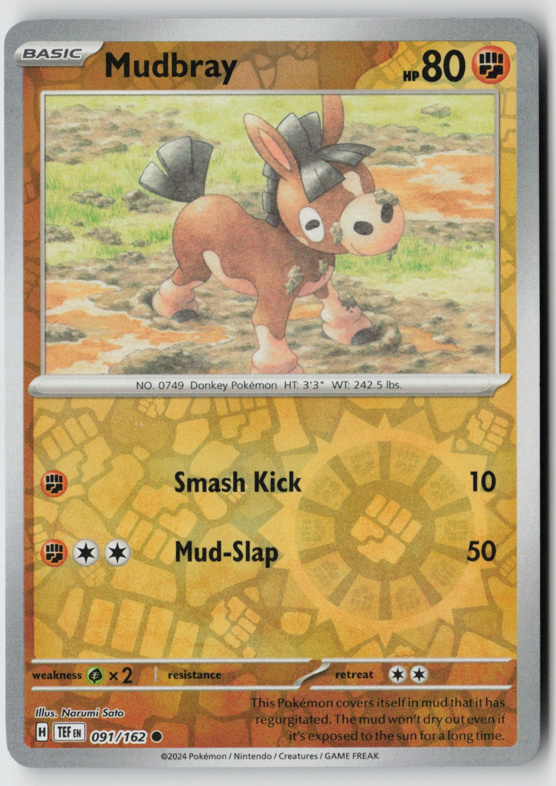 Mudbray 091/162 SV05: Temporal Forces Common Reverse Holo NM Narumi Sato