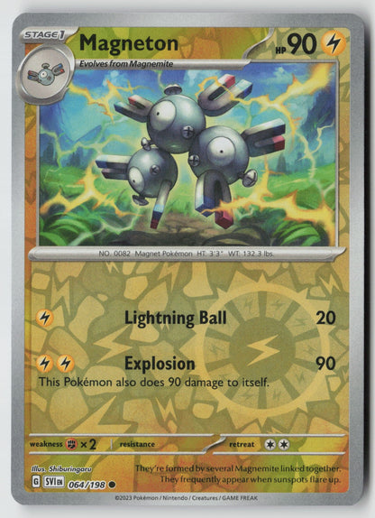 Magneton 064/198 SV01: Scarlet & Violet Base Set Common Reverse Holo NM