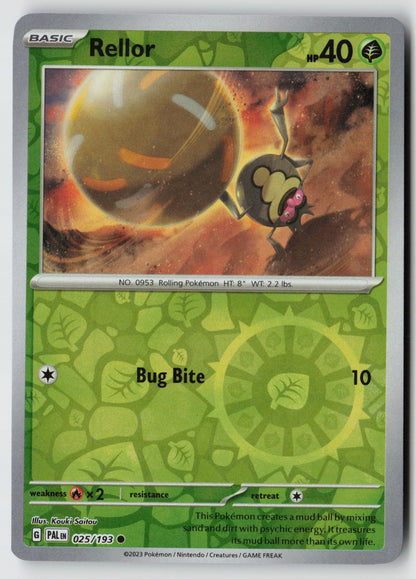Rellor 025/193 SV02: Paldea Evolved Common Reverse Holo NM Kouki Saitou