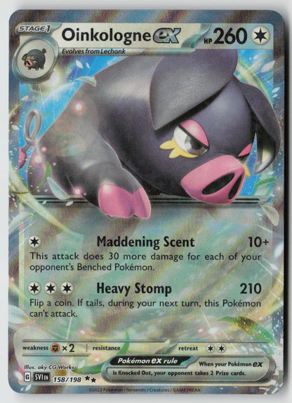 Oinkologne ex 158/198 SV01: Scarlet & Violet Base Set Double Rare Holo NM