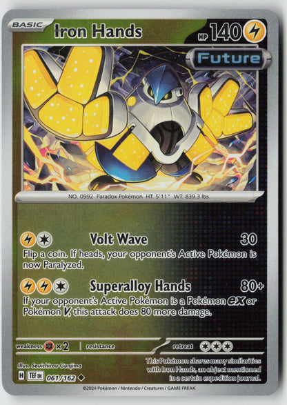 Iron Hands 061/162 SV05: Temporal Forces Uncommon Reverse Holo NM