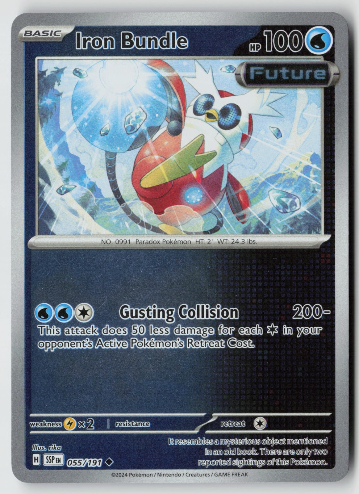 Iron 055/191 SV08: Surging Sparks Uncommon Reverse Holo NM rika