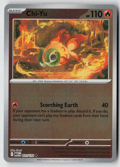 Chi-Yu 031/132 ME01: Mega Evolution Uncommon Reverse Holo NM Gemi