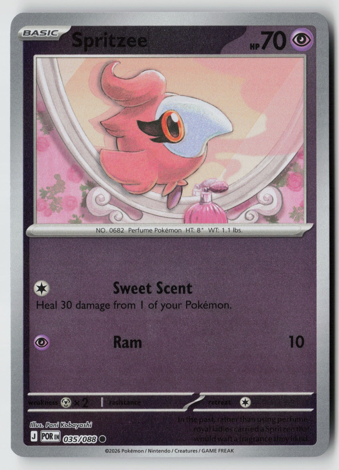 Spritzee 035/088 ME03: Perfect Order Common Reverse Holo NM Pani Kobayashi