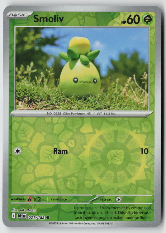 Smoliv 021/182 SV10: Destined Rivals Common Reverse Holo NM Yuka Morii