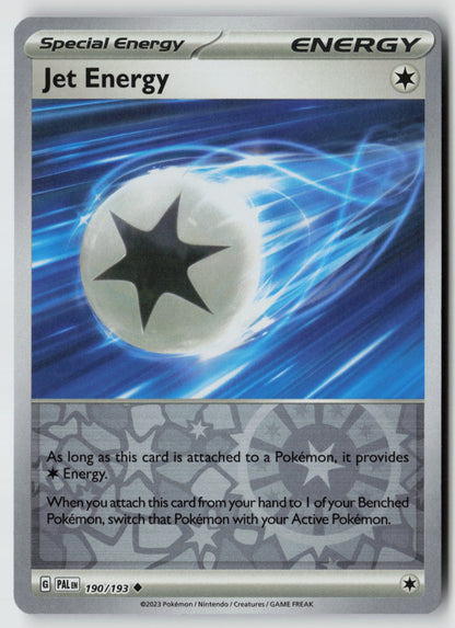 Jet Energy 190/193 SV02: Paldea Evolved Uncommon Reverse Holo NM Takumi Akabane