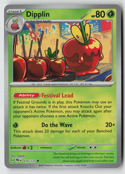 Dipplin (Poke Ball Pattern) 010/131 SV: Prismatic Evolutions Uncommon Holo NM