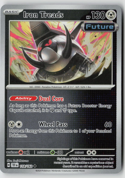 Iron Treads 118/162 SV05: Temporal Forces Uncommon Reverse Holo NM Tonji Matsuno