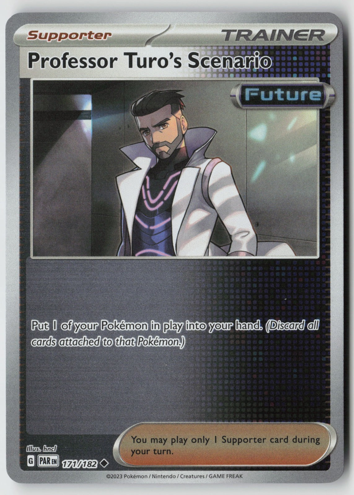 Professor Turo's Scenario 171/182 SV04: Paradox Rift Reverse Holo NM