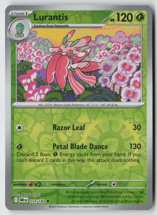 Lurantis 014/182 SV10: Destined Rivals Uncommon Reverse Holo NM Masako Tomii