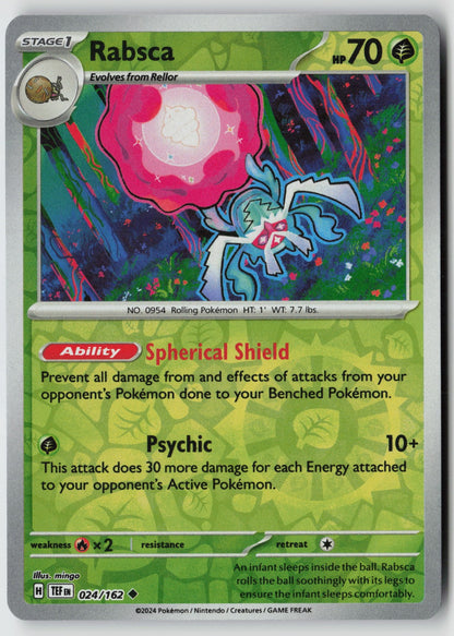 Rabsca 024/162 SV05: Temporal Forces Uncommon Reverse Holo NM mingo
