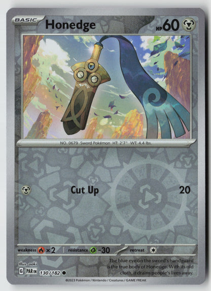 Honedge 130/182 SV04: Paradox Rift Common Reverse Holo NM aoki