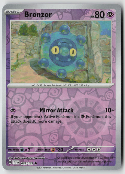 Bronzor 068/162 SV05: Temporal Forces Common Reverse Holo NM