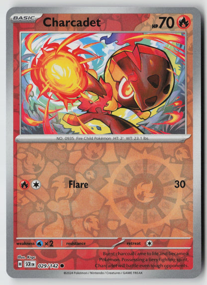 Charcadet 029/142 SV07: Stellar Crown Common Reverse Holo NM Krgc