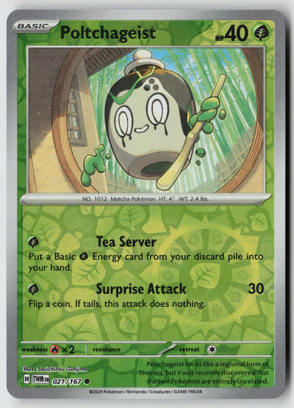 Poltchageist 021/167 SV06: Twilight Masquerade Common Reverse Holo NM