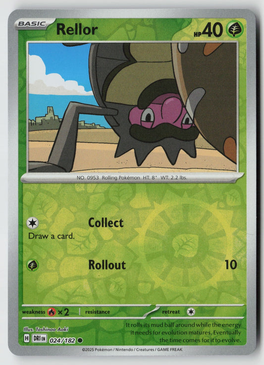Rellor 024/182 SV10: Destined Rivals Common Reverse Holo NM Toshinao Aoki
