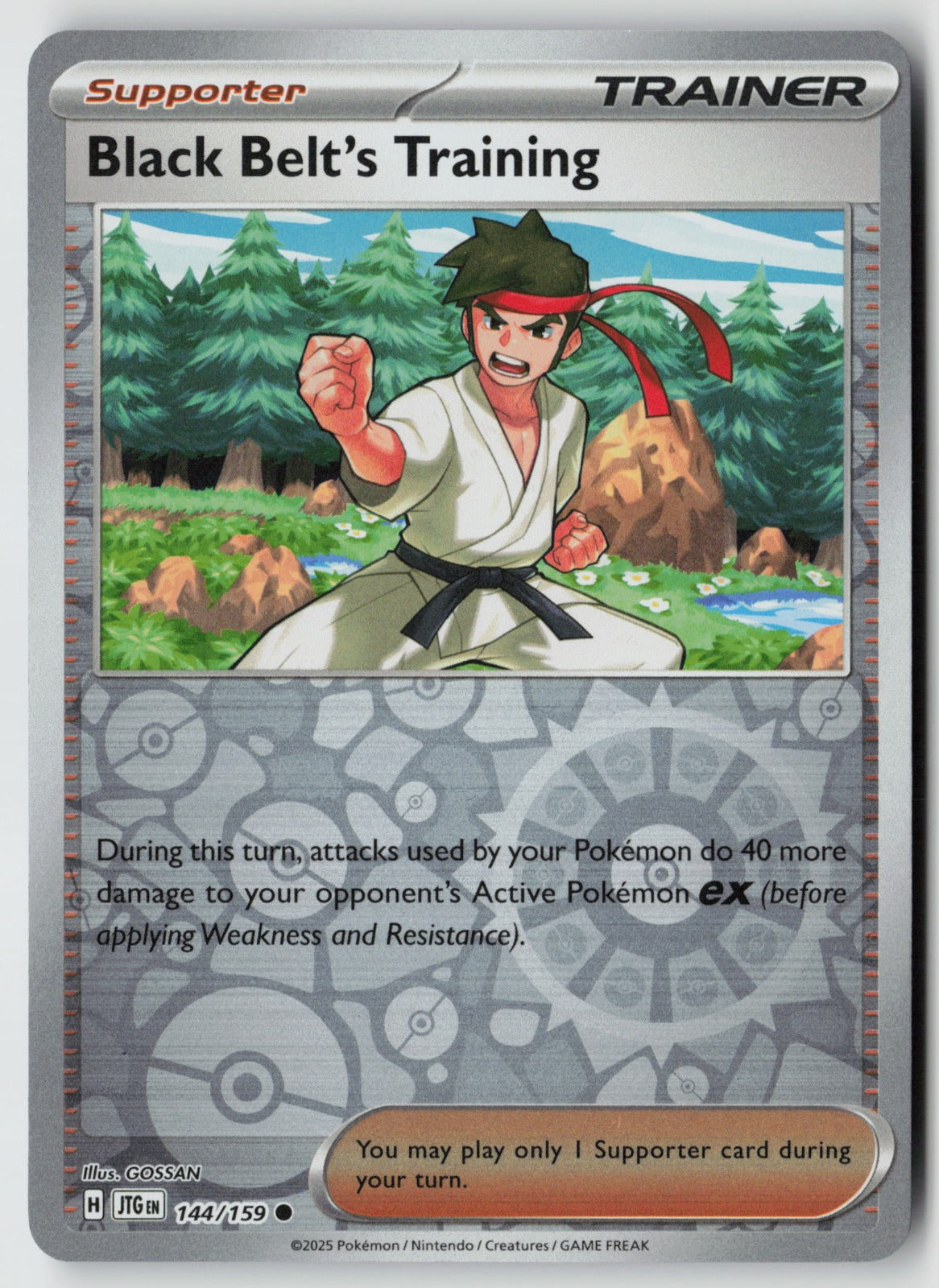 Black Belt's Training 144/159 SV09: Journey Together Common Reverse Holo NM