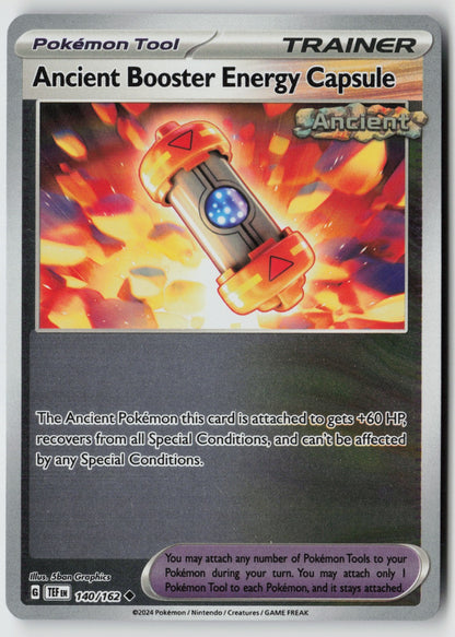 Ancient Booster Energy Capsule 140/162 SV05: Temporal Forces Reverse Holo NM