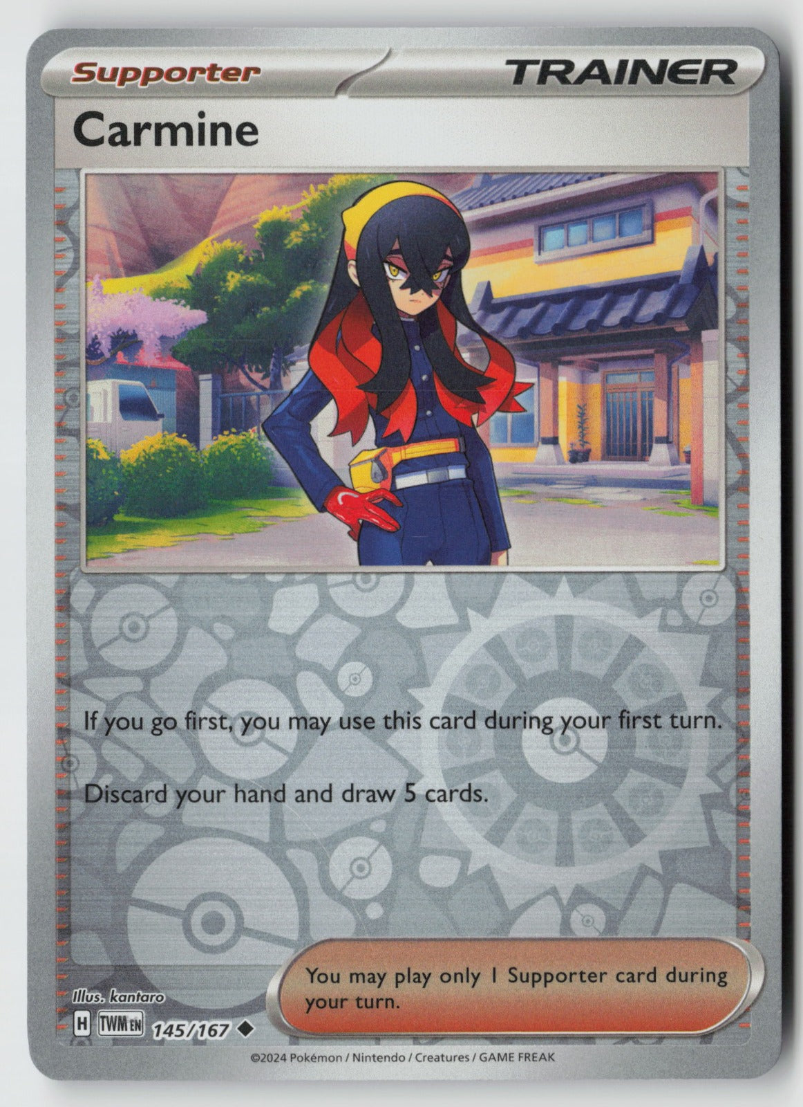 Carmine 145/167 SV06: Twilight Masquerade Uncommon Reverse Holo NM kantaro