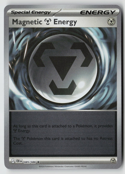 Magnetic Metal Energy 085/086 ME04: Chaos Rising Rare Reverse Holo NM