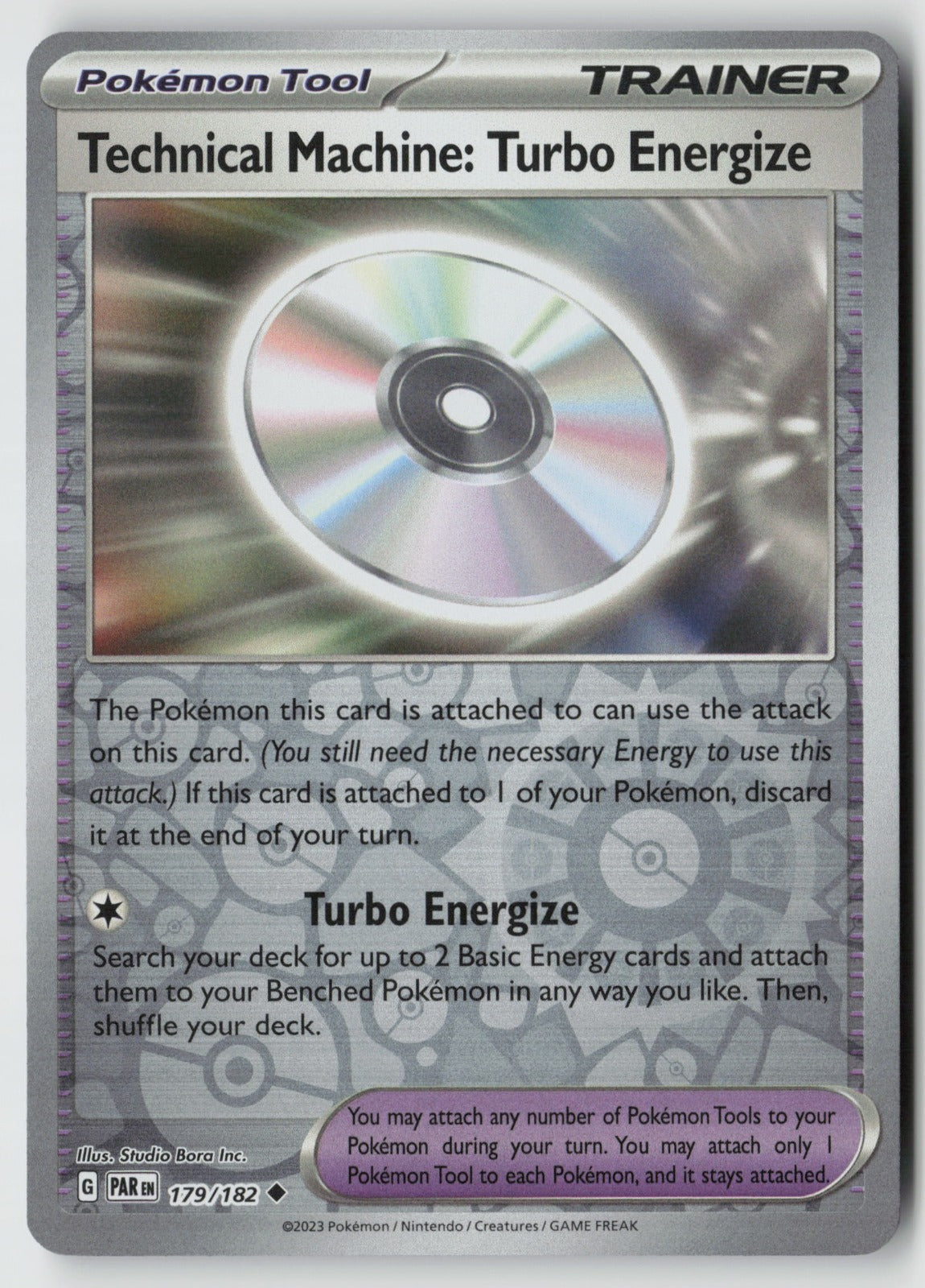 Technical Machine: Turbo Energize 179/182 SV04: Paradox Rift Reverse Holo NM