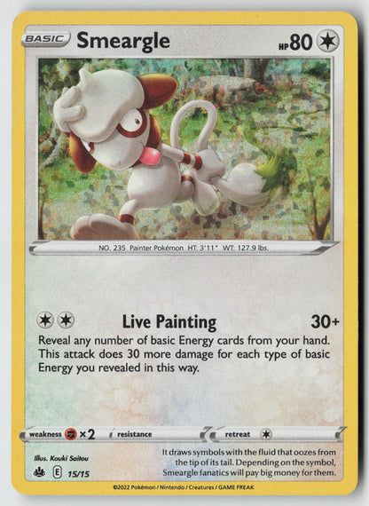 Smeargle 015/015 McDonald's Promos 2022 Promo Holo NM Kouki Saitou