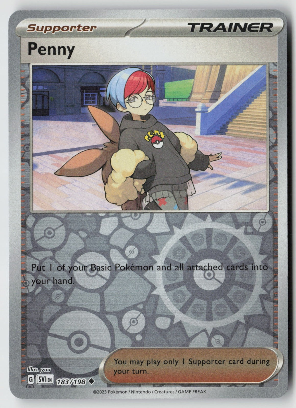 Penny 239/198 SV01: Scarlet & Violet Base Set Ultra Rare Holo NM OKACHEKE