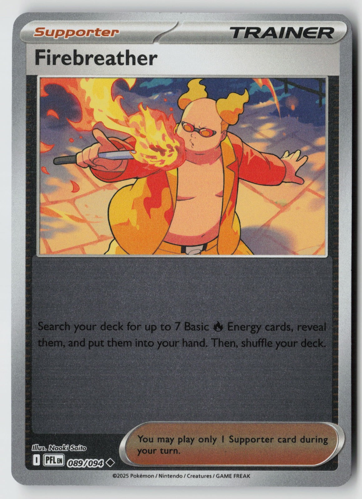 Firebreather 089/094 ME02: Phantasmal Flames Uncommon Reverse Holo NM