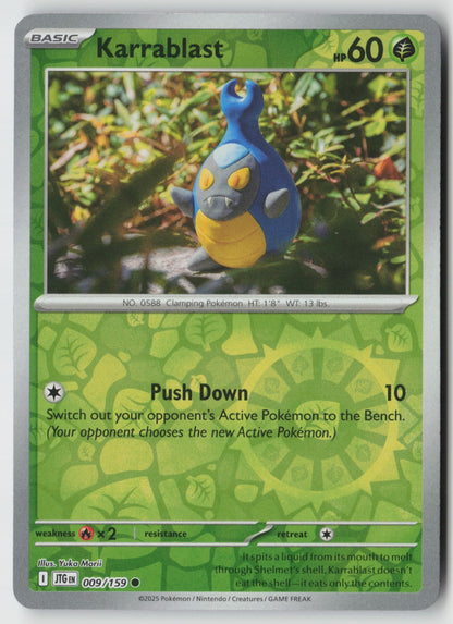 Karrablast 009/159 SV09: Journey Together Common Reverse Holo NM Yuka Morii