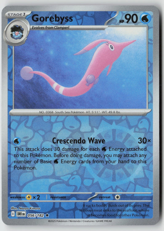 Gorebyss 056/182 SV10: Destined Rivals Rare Reverse Holo NM Naoyo Kimura