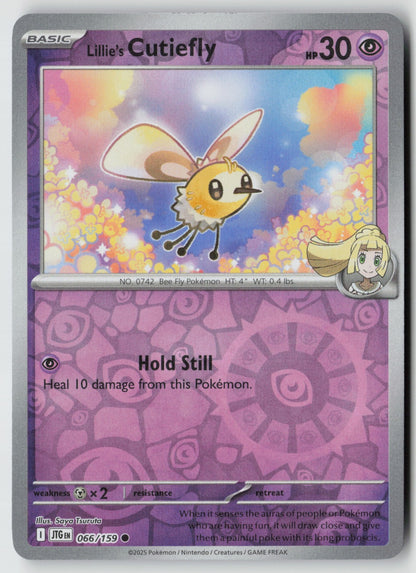 Lillie's Cutiefly 066/159 SV09: Journey Together Common Reverse Holo NM