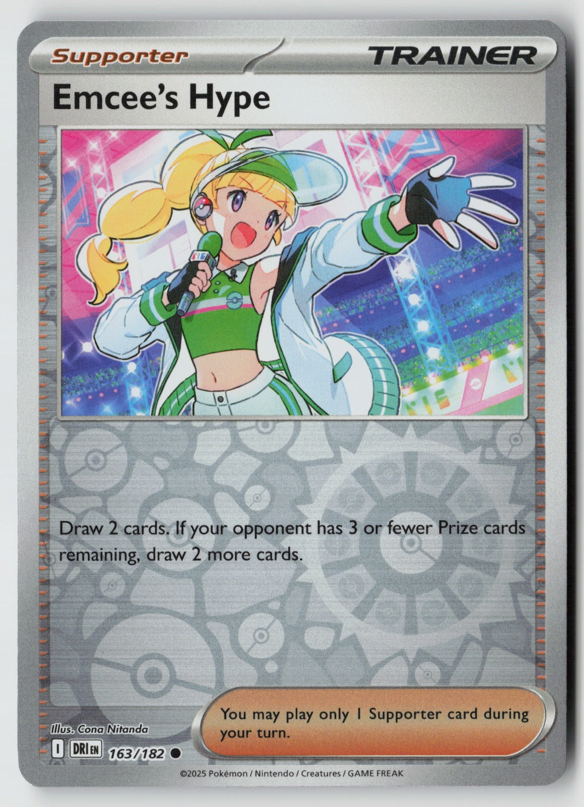 Emcee's Hype 163/182 SV10: Destined Rivals Common NM kantaro