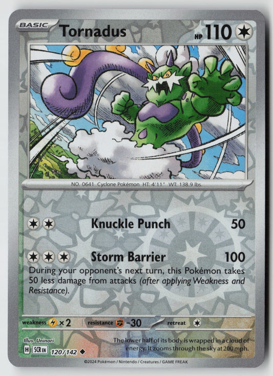 Tornadus 120/142 SV07: Stellar Crown Uncommon Reverse Holo NM Uninori