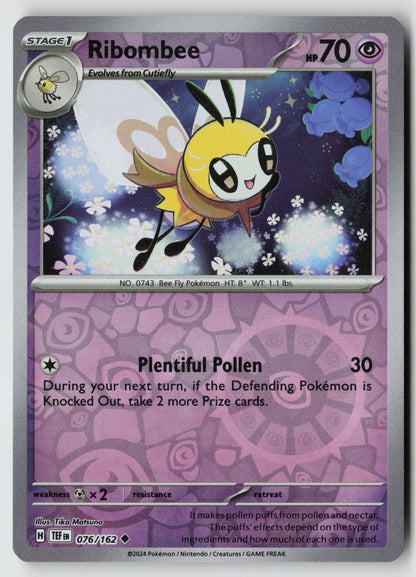 Ribombee 076/162 SV05: Temporal Forces Uncommon Reverse Holo NM Tika Matsuno