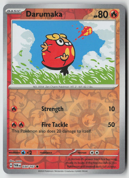 Darumaka 034/167 SV06: Twilight Masquerade Common NM osare