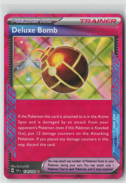Deluxe Bomb 134/142 SV07: Stellar Crown ACE SPEC Rare Holo NM