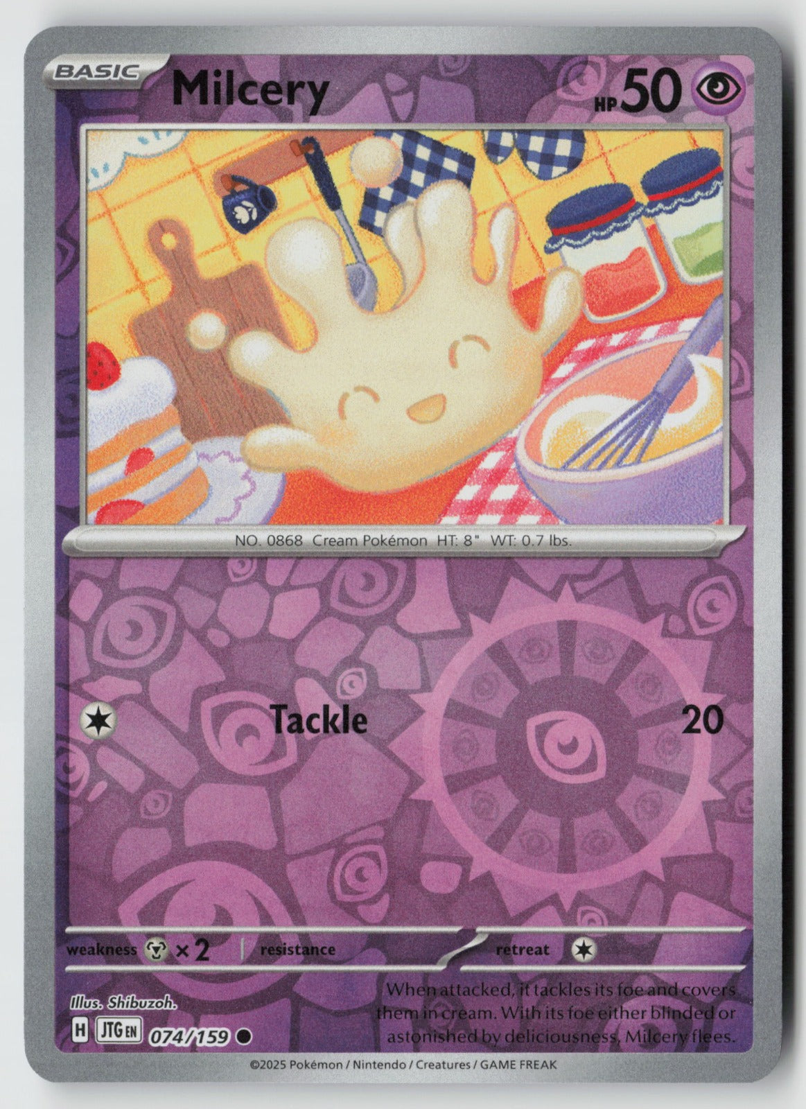 Milcery 074/159 SV09: Journey Together Common Reverse Holo NM Shibuzoh