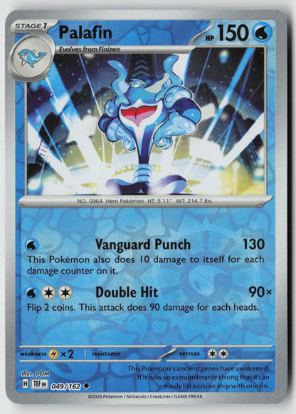 Palafin 049/162 SV05: Temporal Forces Uncommon Reverse Holo NM DOM