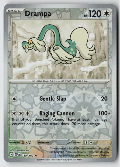 Drampa 138/162 SV05: Temporal Forces Rare Reverse Holo NM Toshinao Aoki