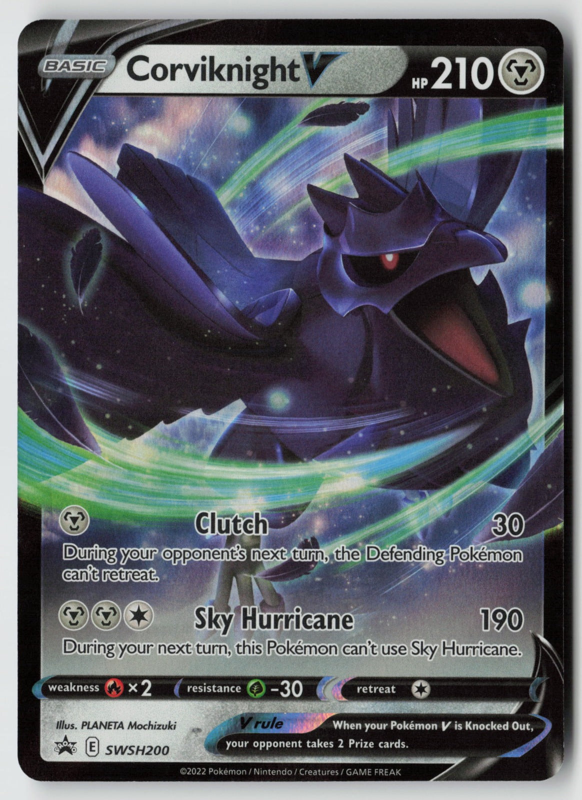 Corviknight V SWSH200 SWSH: Sword & Shield Promo Cards  NM PLANETA Mochizuki