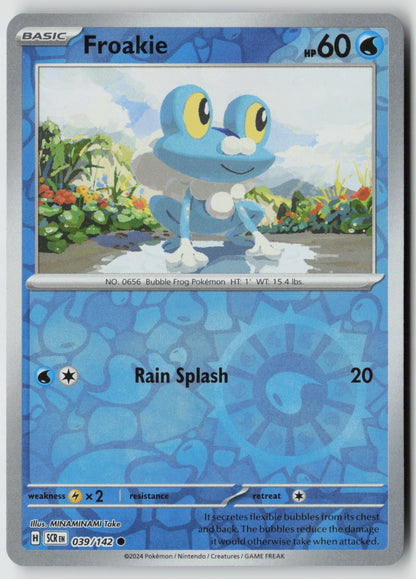 Froakie 039/142 SV07: Stellar Crown Common Reverse Holo NM MINAMINAMI Take